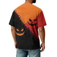 thumbnail image 7 of Fabrcox S-4XL Mens Halloween Shirt Pumpkin Ghost Shirt Full Moon Print Spooky Corduroy Celebration Fall Holiday Big and Tall Shirts for Men, 7 of 7