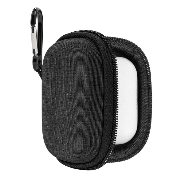 Geekria Shield Case Compatible with Anker Soundcore P40i, Liberty Air 2 Wireless Earbuds, Replacement Protective Hard Shell Travel Carrying Bag with Cable Storage (Grey)