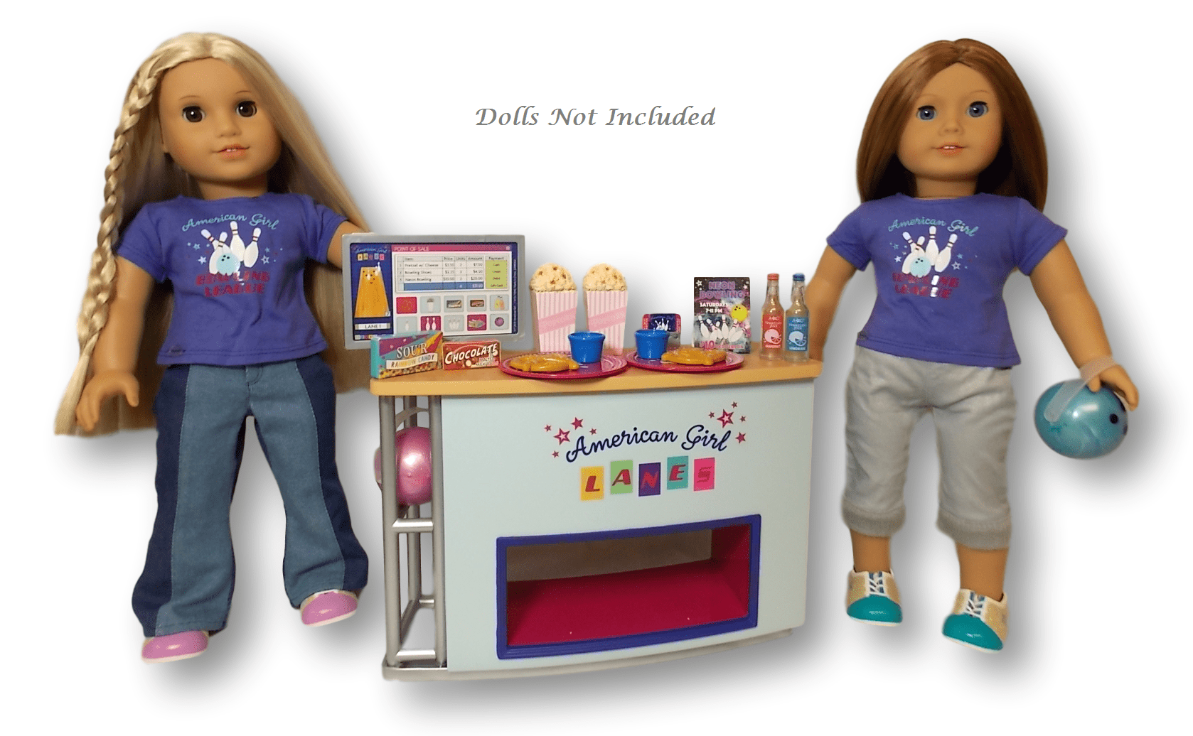American Girl Bowling Alley Set Truly Me New 