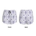thumbnail image 3 of Salouo Bouquet and Lavender Flowers Print Women's 2 in 1 Running Shorts Double-Layer Shorts Athletic Workout Gym Yoga Shorts Running Shorts for Women-Large, 3 of 7