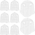 thumbnail image 3 of 8Pcs Transparent Plant Dome Greenhouse Plant Covers Frost Guard Freeze Protection for Plants, 3 of 8