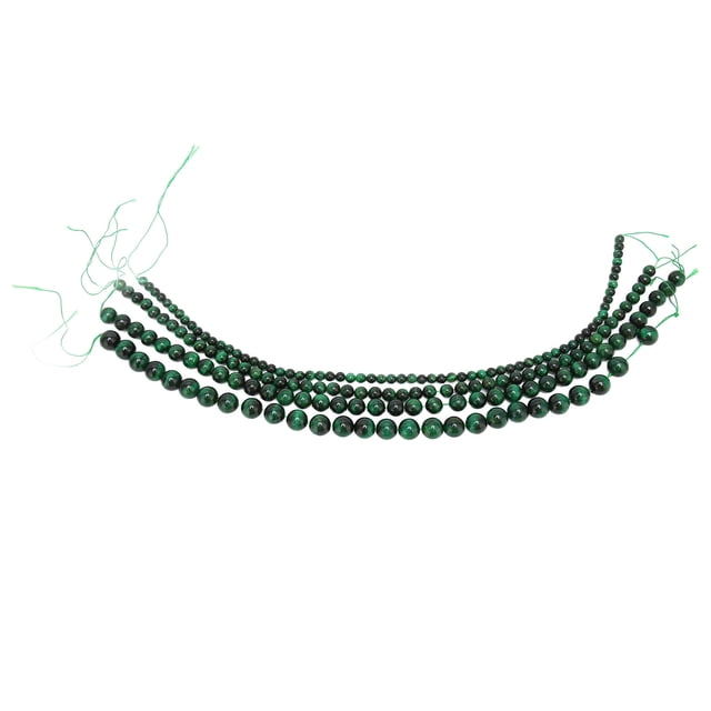 Cuentas de piedra natural, joyería elegante y lisa, cuentas decorativas DIY para pulsera, collar, arte artesanal, verde