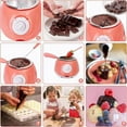 thumbnail image 6 of Mini Chocolate Melting Pot with DIY Molds, Adjustable Temperature Fondue Maker for Candy Making (24x15.5cm), 6 of 8