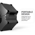 thumbnail image 6 of Holmes Hex MultiPosition Blower Fan High Velocity Utility Floor Air Mover with AC Outlets Black, 6 of 8