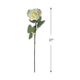 thumbnail image 5 of Allstate 27" Cream White Long Stem Rose Artificial Floral Spray, 5 of 9