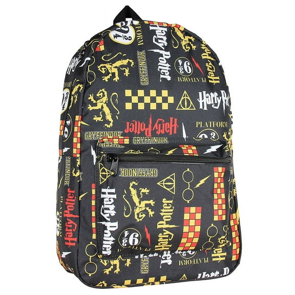 Wizarding World of Harry Potter Backpack Gryffindor Hogwarts Icons Laptop Travel Backpack