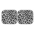 thumbnail image 3 of Uemuo Similar To Leopard Print Printed 2 PCS Car Windshield Sun Shade, Auto Sun Heat and UV Rays Blocker, Foldable Automotive Front Window Sunshade Protector, 3 of 7