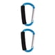 thumbnail image 4 of Yuarrent Hebilla de esponja Instalación práctica Accesorios de camping recortados Mosquetón de gran tamaño Cierre de metal Botella deportiva Ganchos Azul 140*80mm 2piezas Yuarrent CBP000531, 4 of 6