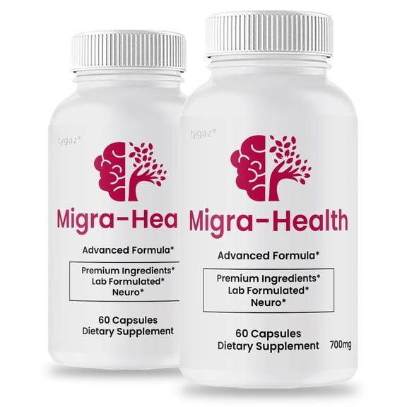 (2 Pack) Migra-Health - Migra-Health Pill Supplement