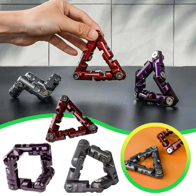 Stress Alloy Massage Bracelet Infinite Flip New Fancy Fingertip Toy For Adults And Children
