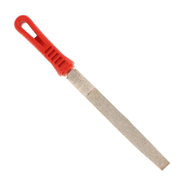 Limas revestidas surtidas, herramienta manual para rellenar metal, vidrio y madera 6 pulgadas planas