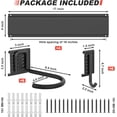 thumbnail image 2 of Bike Storage Rack, Wall Mount Bicycle Rack Vertical Hanger for Garage, Home, 6 Racks & Helmet Hooks, Holds Up To 660lbs, 2 of 4