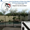 thumbnail image 3 of Sentry Safety Pool Fence Visiguard is The Most See-Thru Pool Fence on The Market 5’ Tall 10’ Long Removable Child Safety Fence. (Tan Border), 3 of 8