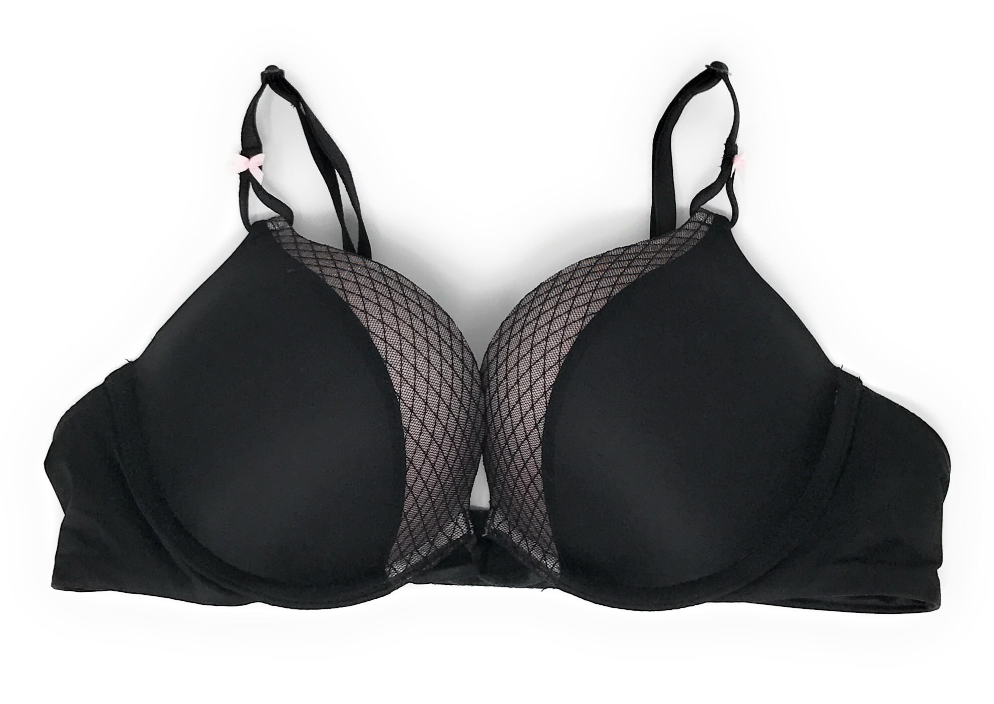 Buy Victoria's Secret Bombshell Push-up Bra Add 2 Cup Sizes (32 Band) (A,  Black Strappy Front Close, 32) Online at desertcartINDIA