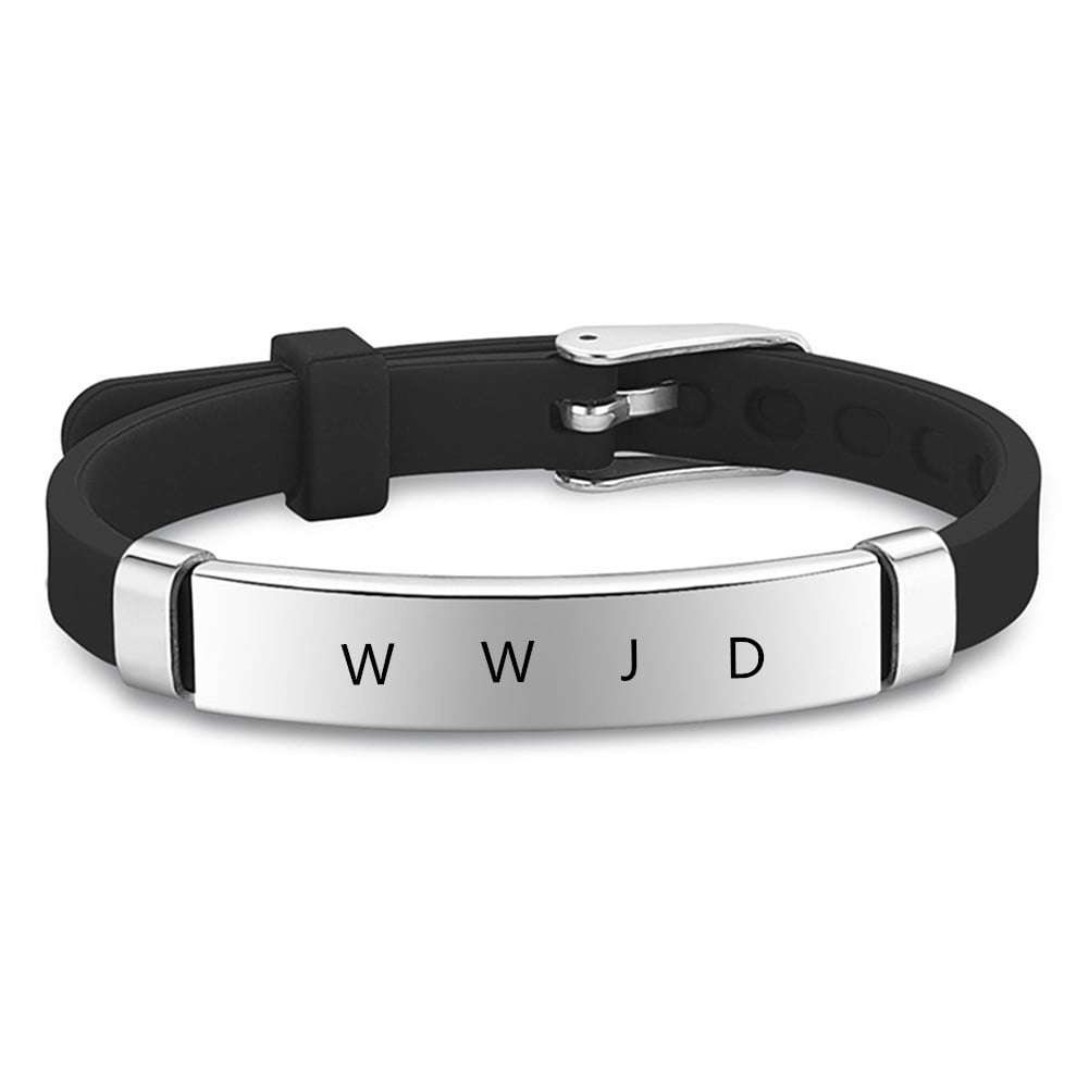 LiFashion WWJD HWLF Bracelets for Adults Teens Boys Girls,Adjustable ...