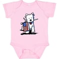 thumbnail image 3 of Inktastic US Flag Westie Boys or Girls Baby Bodysuit, 3 of 5