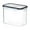 S, variant on M 1.8 Liter Clear Airtight Food Storage Container With Lid Plastic Dry Food Canister For Kitchen Pantry