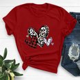 thumbnail image 1 of T-shirt à Manches Courtes Imprimé Col Rond Mode pour Femmes Chemise Décontractée Ample, 1 of 1