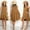 Khaki, variant on Aofany Women Dresses Fashion Round Neck Sleeveless Polka Dot Loose Large Swing Ruffle Beach Dress Sundresses Navy S