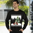 thumbnail image 3 of Christmas Sweatshirt, Dreaming of a Green Christmas Santa Golf Sweatshirt, Funny Holiday Golfer Sweatshirt, Unique Golf Lover Gift for Women & Men, 3 of 5