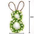 thumbnail image 3 of Kezqiaxn Easter Decor Easter Wreath Rabbit Ear Decoration Door Hanging Vines Wreath, 3 of 6