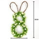 thumbnail image 3 of Corona de Pascua con orejas decorativas para colgar en la puerta., 3 of 6