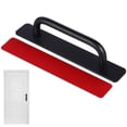 thumbnail image 4 of FRCOLOR  4 Pcs Stick On Cabinet Handles Refrigerator Silver Door Black, 4 of 8