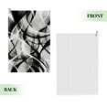 thumbnail image 2 of ONETECH Swirly Pattern Abstract Brush Strokes Golf Towel Microfiber Premium 24x16in 2PC, 2 of 7