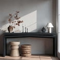 thumbnail image 2 of Tcbosik Rustic Console Table, 65 inch Farmhouse Entryway Table, Long Behind Couch Table for Hallway, Living Room, Black, 2 of 8