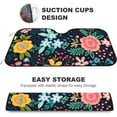 thumbnail image 4 of GZHJMY Car Front Windshield Sunshade UV Heat Protection, Foldable Auto Windshield Sun Visor for Sedan SUV Colorful Shells, Car Sunscreen Blocks UV Rays Heat 51x27.5inch Keep Vehicle Cool, 4 of 6