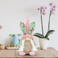 thumbnail image 5 of Moocorvic Knitted Bunny Easter Gnomes, Plush Spring Baskets Stuffed Animals Doll Birthday Gifts Table Ornament Home Decor, 5 of 9