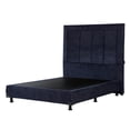 thumbnail image 3 of Base de Cama Individual Dicasa con Cabecera Davos Azul marino, 3 of 8