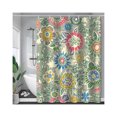 thumbnail image 2 of Langgg Salle de Bain Douche Rideau Imperméable Polyester Moderne Style Bain Impression Rideaux Décoration Drape Ménage Toilettes Type 9, 2 of 9