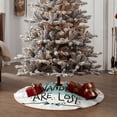 thumbnail image 6 of Kll Not All Who Wander Are Lost1 Christmas Tree Skirt 36",Party Decorations Farmhouse For Christmas Decorations Holiday Party, 6 of 8