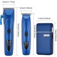 thumbnail image 2 of Professional Hair Clippers and Foil Shavers Set for Men, Cordless Rechargeable Barber Trimmers Kit, 2 of 7