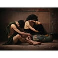 thumbnail image 2 of Charles Sprague Pearce 14x11 Gold Ornate Wood Frame and Double Matted Museum Art Print Titled - Lamentations Over the Death of the First-Born of Egypt (1877), 2 of 4