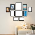 thumbnail image 3 of Picture Frames Collage Set, Gallery Wall Frame Kit for Tabletop Display, Wall Mounting Decor, Multi Size Photo Frames with 2 Pcs 8x10, 4 Pcs 5x7, 4 Pcs 4x6, Black, 3 of 6