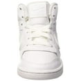 thumbnail image 2 of Nike Court Borough Mid (GS) White/White White Size Basketball Shoe Size 5, 2 of 7