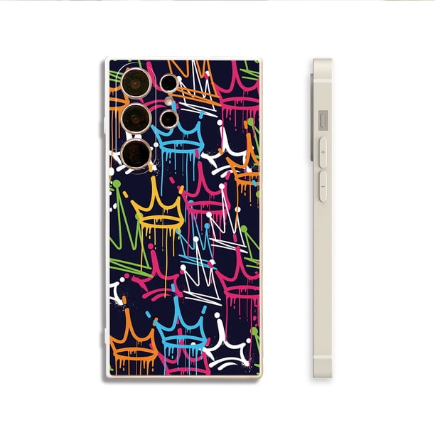 Muestra tu personalidad con una funda de teléfono de goma TPU moderna y a prueba de golpes para iPhone