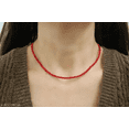 thumbnail image 5 of Kamada Combination of 108 Manka(beads) Haldi(Turmeric) mala and exquisite Red Coral (Moonga) mala,Spritual Necklace/rosary for Women and Men, 5 of 5