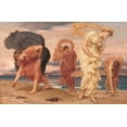 thumbnail image 2 of Leighton, Frederic 18x13 Gold Ornate Wood Framed with Double Matting Museum Art Print Titled - By the Sea, 2 of 4