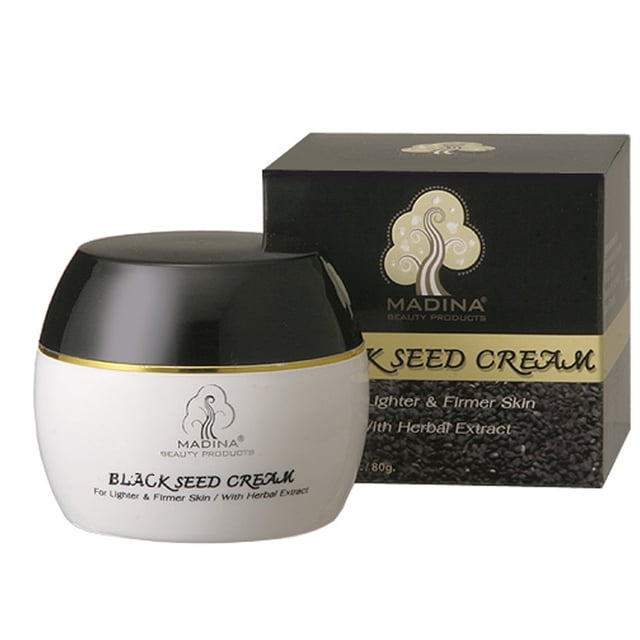 Crema facial de semillas negras/Piel más clara y firme/Contiene aceite de semillas negras y extractos de hierbas. por Madina