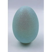 Way To Celebrate Easter 5-inch Height Blue Glitter Plastic Egg Indoor Decor