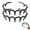 (Black), variant on 2 PCS U Shape Fashion Tooth Hair Comb Headband, High Cranium Head Bands for Women's Hair, Anti Slip Reversible Korean Headbands with Teeth for Women Gifts for Teen Girls(Amber)
