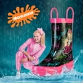 thumbnail image 6 of Nickelodeon JoJo Siwa Rain Boots - Size 1 Little Kid Pink/Black, 6 of 6