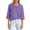 PP2, variant on Women's Round Neck 3/4 Sleeve Pleated Front Tunic Blouse Dressy Casual Summer Top