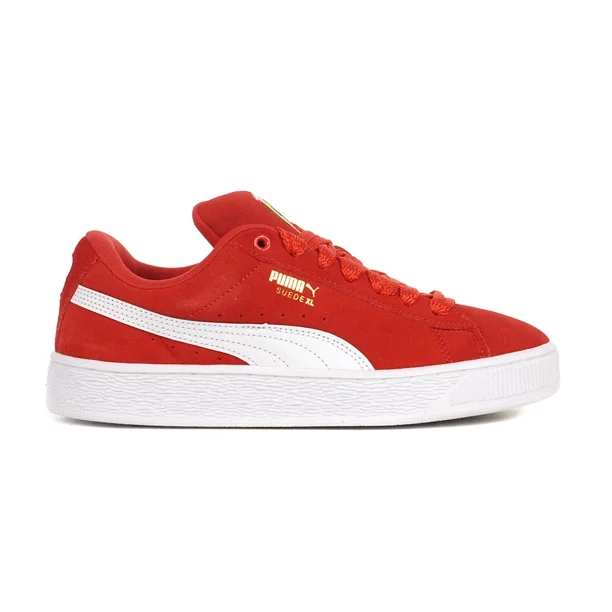 PU & MA Men's Scuderia Ferrari XL Rosso-Corsa/White Suede Sneakers 30822002