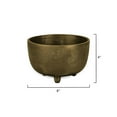 thumbnail image 4 of Jamie Young Co Relic Metal Small Footed Bowl in Antique Brass, 4 of 7