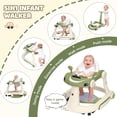 thumbnail image 3 of 5 in 1 Baby Walker for Boys Girls,Foldable,Music,Jumper,Rocking,Push W/ 3 Height Adjustable for Infant 6-18 Months,Bean Green, 3 of 7