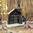 thumbnail image 2 of Quemador de incienso en forma de cono nevado, quemador de incienso con forma de casita de chimenea navideña, adorno de aromaterapia, incienso para habitaciones, 2 of 5